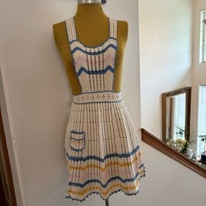 Vintage 60's/70's Style Handmade Apron